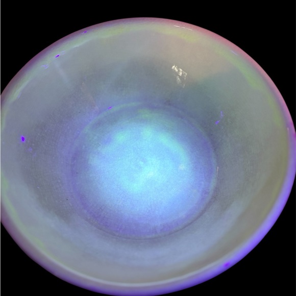 Vintage Bak Serv by Paden City Pottery Serving Bowl (uranium glazed) - Picture 3 of 3